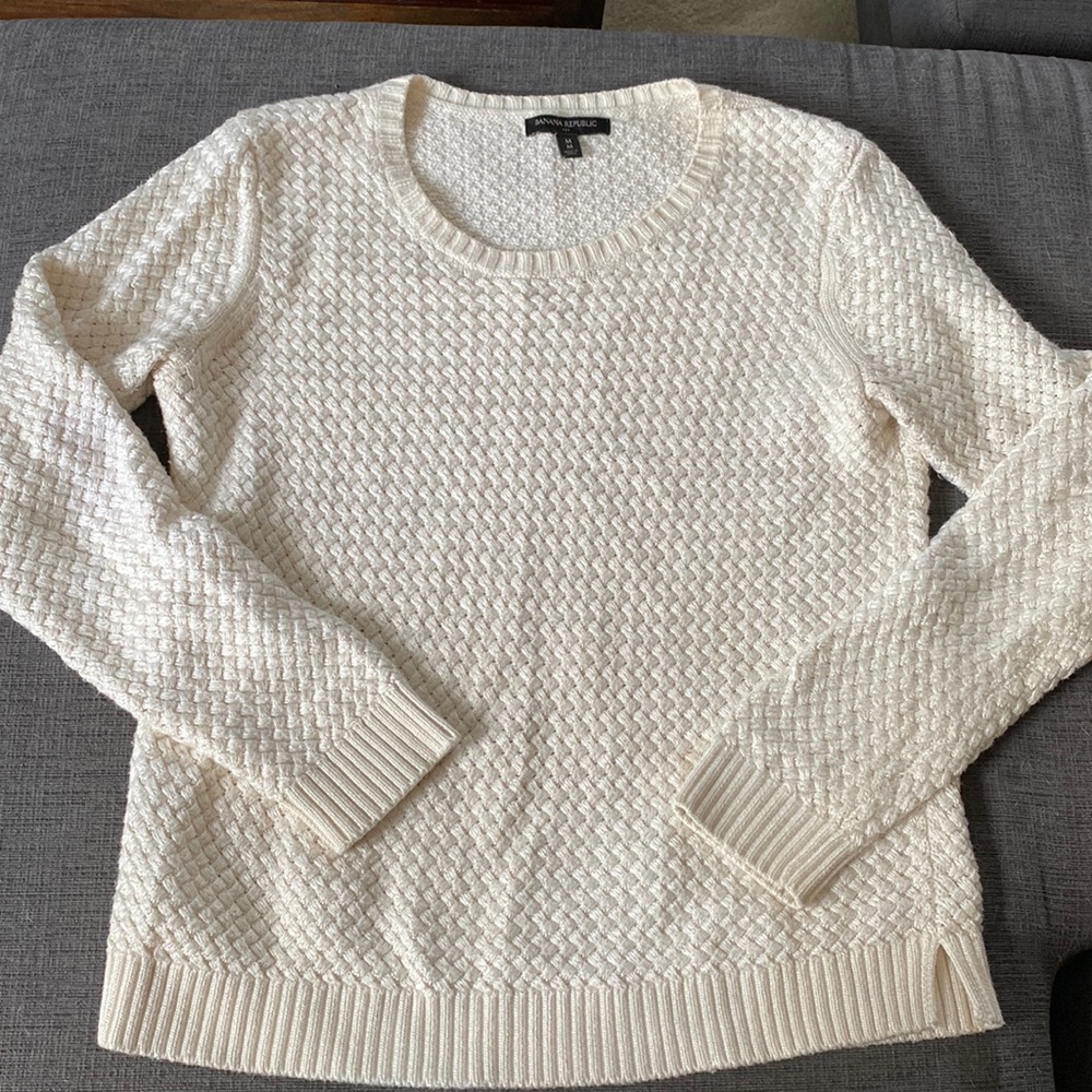 Banana republic cream sweater